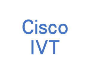 Cisco IVT認証 | アリオン株式会社