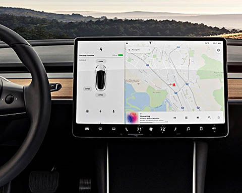 車内ディスプレイ検証テスト