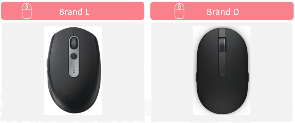 市販されている2種類のデュアルモードワイヤレスマウス