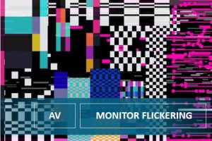 ディスプレイに色のズレや画面のちらつきが発生する原因は？