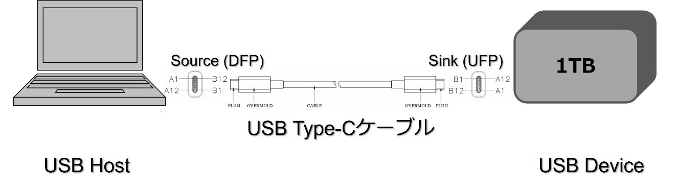 Source (DFP)とSink (UFP)の関係の確立