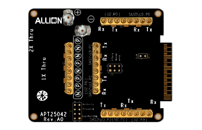 アリオン PCIe 6.0テストフィクスチ - U.2/U.3 CLB6.0 Test Fixture (APT25042)