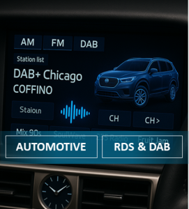 海外出張不要でグローバル信号を完全把握！アリオンが日系大手の車載RDS/DAB検証課題を解決